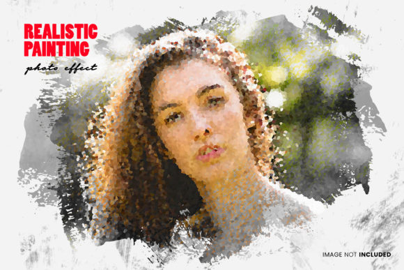 Download Realistic Painting Photo Effect Psd - Painting Collection