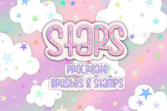 Download Rainbow Stars Procreate Bush &amp; Stamp Set - Procreate bush Collection