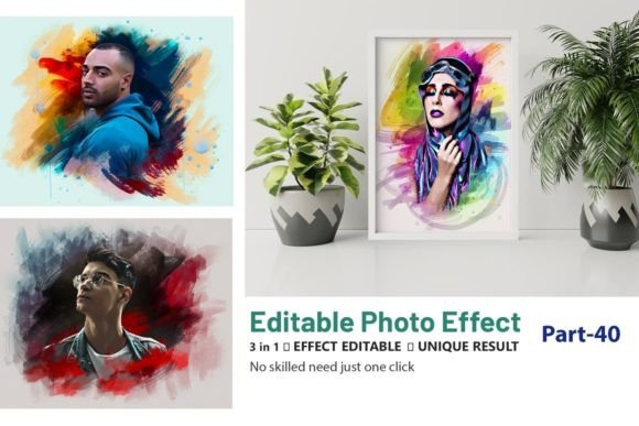 Download Editable Realistic Painting Effect - Painting Collection