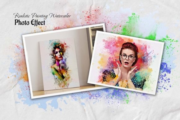 Download Realistic Painting Watercolor Effect - Painting Collection